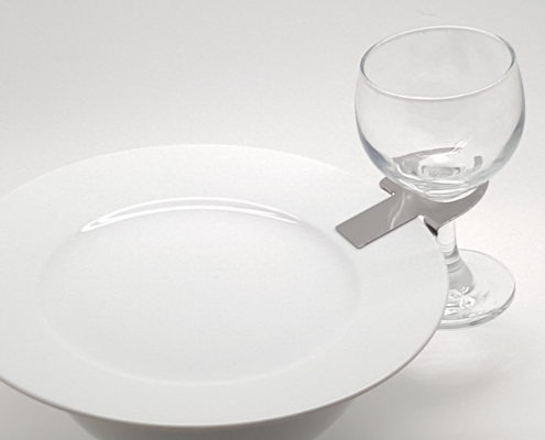 Clip assiette en l'air